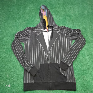 Nightmare Before Christmas 2015 Reversible Hoodie Jack Sally Costume Medium